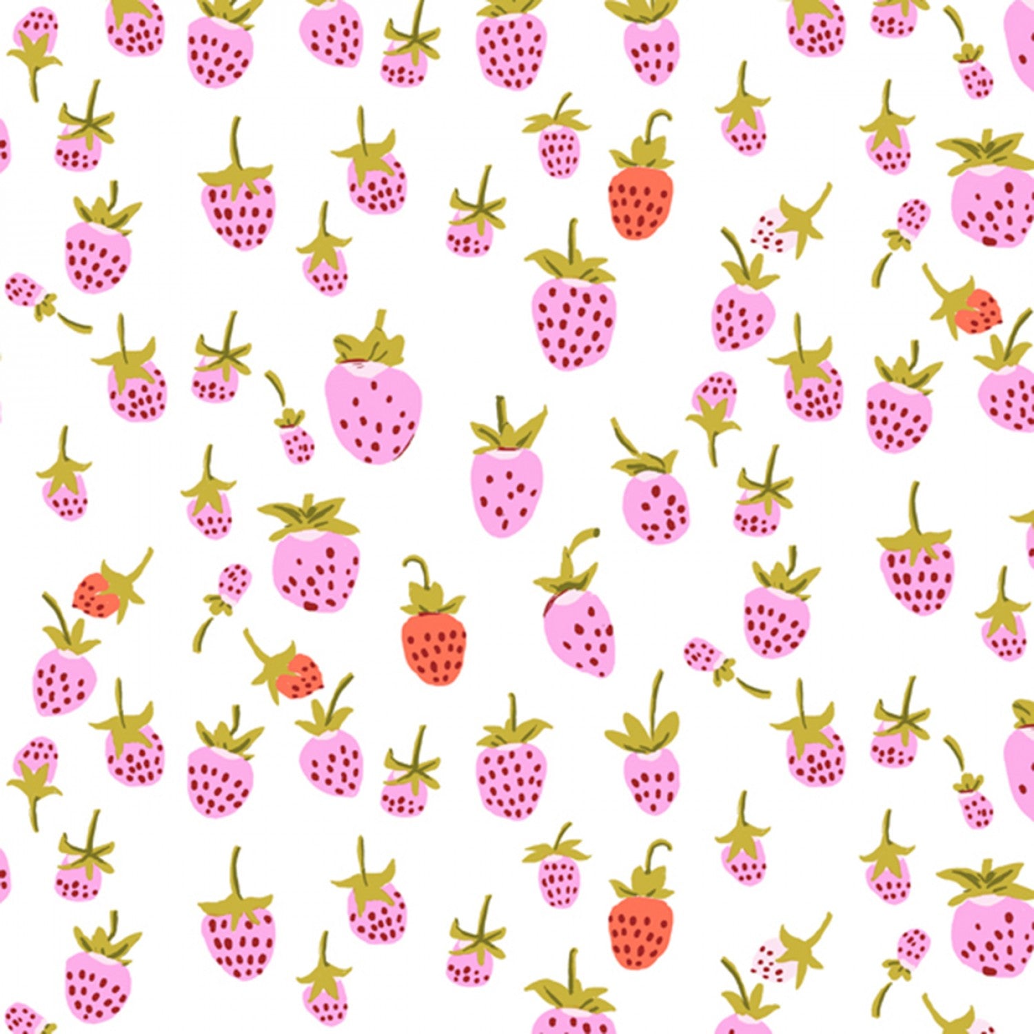 Manufacturer: Windham Fabrics Designer: Heather Ross Collection: 20th Anniversary Collection Print Name: Lilac Strawberry Material: 100% Cotton Weight: Quilting SKU: 37024A-2 Width: 44 Inches