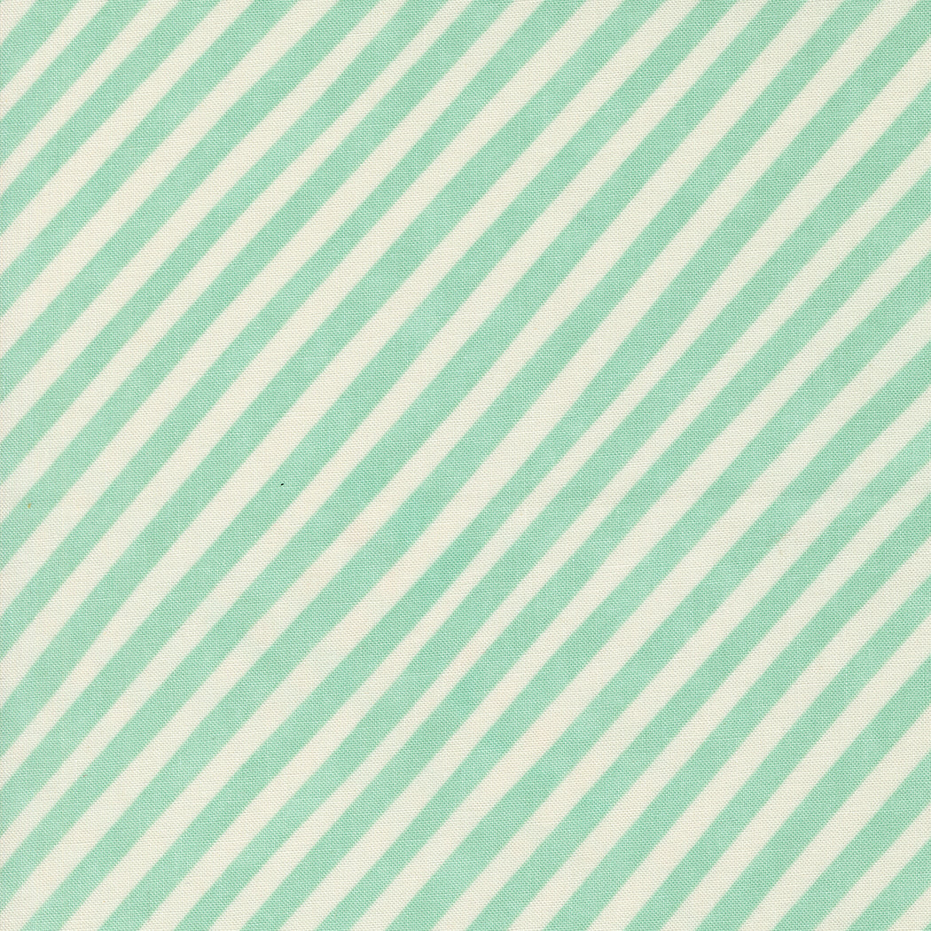 Manufacturer: Moda Fabrics
Designer: Lizzy House
Collection: Love Letter
Print Name: Candy Stripe in Seafoam
Material: 100% Cotton
Weight: Quilting 
SKU: 37126-28
Width: 44 inches