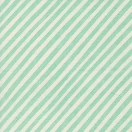 Manufacturer: Moda Fabrics
Designer: Lizzy House
Collection: Love Letter
Print Name: Candy Stripe in Seafoam
Material: 100% Cotton
Weight: Quilting 
SKU: 37126-28
Width: 44 inches