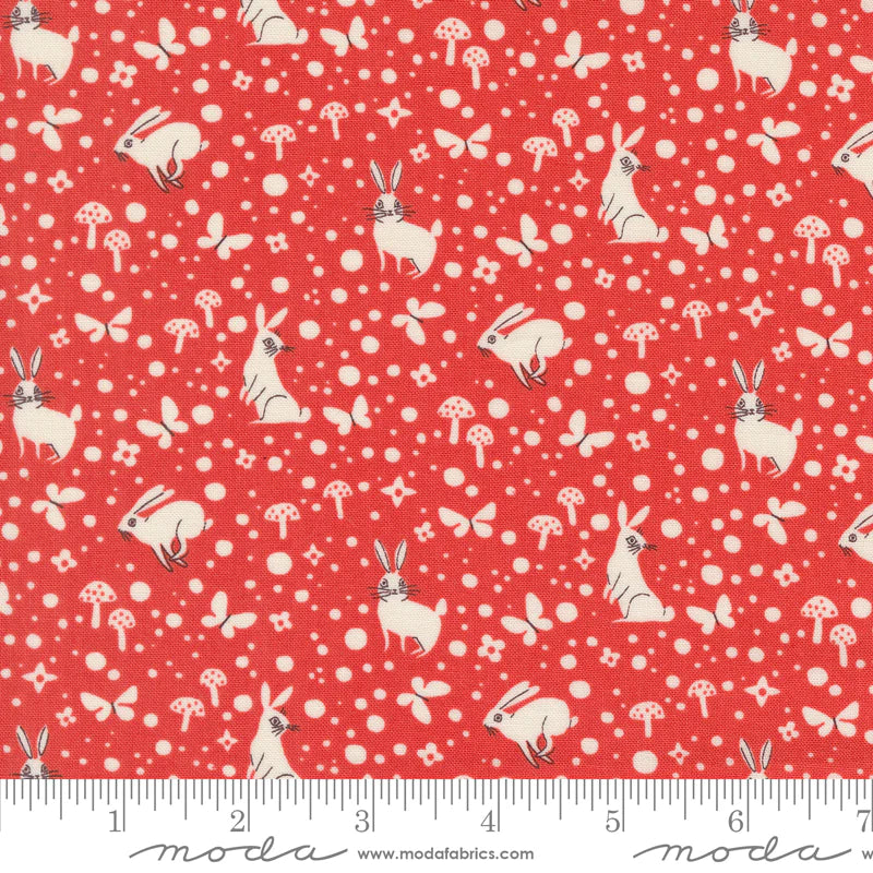 Manufacturer: Moda Fabrics
Designer: Lizzy House
Collection: Love Letter
Print Name: Wonder Dot in Red
Material: 100% Cotton
Weight: Quilting 
SKU: 37127-18
Width: 44 inches