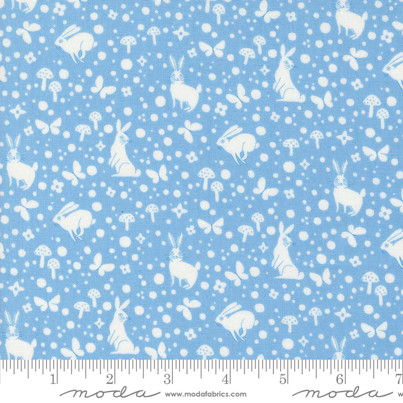 Manufacturer: Moda Fabrics
Designer: Lizzy House
Collection: Love Letter
Print Name: Wonder Dot in Skies
Material: 100% Cotton
Weight: Quilting 
SKU: 37127-32
Width: 44 inches