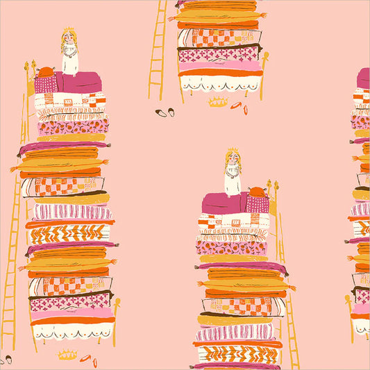 Manufacturer: Windham Fabrics
Designer: Heather Ross
Collection: Heather Ross Favorites
Print Name: Princess and the Pea in Pink
Material: 100% Cotton
Weight: Quilting
SKU: 39658D-5
Width: 44 inches