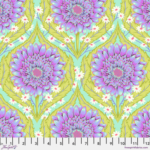 Manufacturer: FreeSpirit Fabrics Designer: Tula Pink Collection: Untamed Print Name: Daisy and Confused in Nova Material: 100% Cotton  Weight: Quilting  SKU: PWTP236.NOVA Width: 44 inches