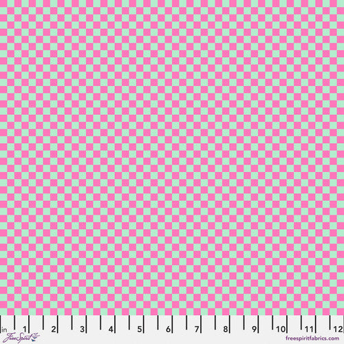 Manufacturer: FreeSpirit Fabrics Designer: Tula Pink Collection: Untamed Print Name: Check Please in Cosmic Material: 100% Cotton  Weight: Quilting  SKU: PWTP242.COSMIC Width: 44 inches
