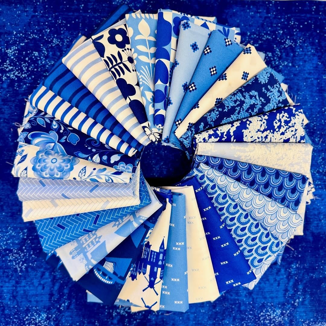 This Factory Cut FAT QUARTER BUNDLE contains 26 quilting cotton prints from Amsterdam by Libs Elliott for Andover Fabrics.

Manufacturer: Andover Fabrics
Designer: Libs Elliott
Collection: Amsterdam
Material: 100% Cotton
Weight: Quilting