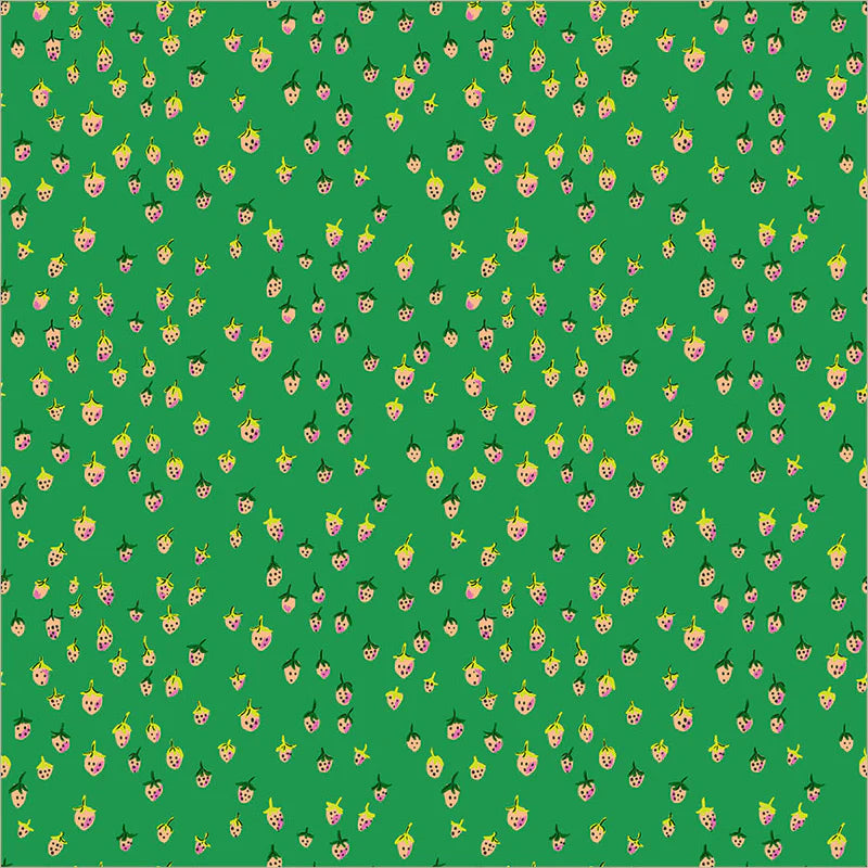 Manufacturer: Windham Fabrics
Designer: Heather Ross
Collection: Heather Ross Favorites
Print Name: Field Strawberries in Jade
Material: 100% Cotton
Weight: Quilting
SKU: 50899D-12
Width: 44 inches