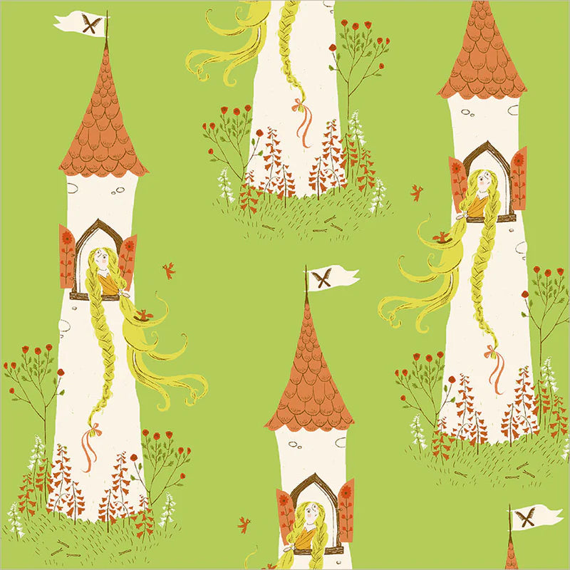 Manufacturer: Windham Fabrics
Designer: Heather Ross
Collection: Heather Ross Favorites
Print Name: Rapunzel in Green
Material: 100% Cotton
Weight: Quilting
SKU: 51197D-1
Width: 44 inches