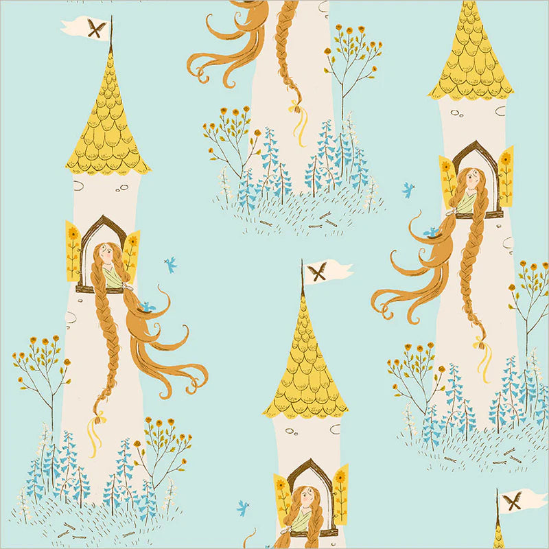 Manufacturer: Windham Fabrics
Designer: Heather Ross
Collection: Heather Ross Favorites
Print Name: Rapunzel in Aqua
Material: 100% Cotton
Weight: Quilting
SKU: 51197D-2
Width: 44 inches