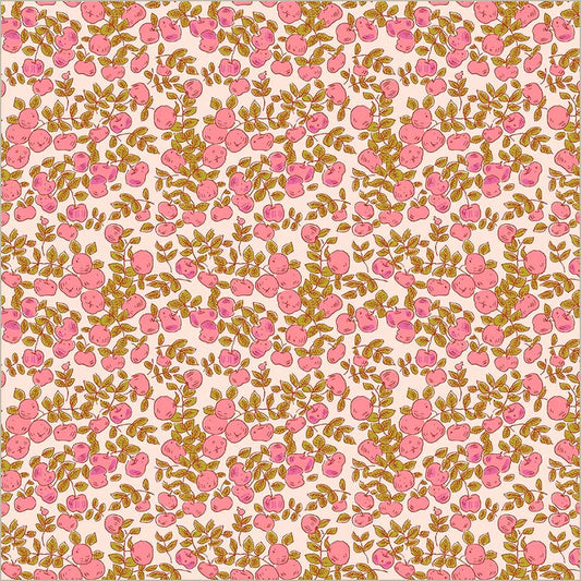Manufacturer: Windham Fabrics
Designer: Heather Ross
Collection: Heather Ross Favorites
Print Name: Apples in Blush
Material: 100% Cotton
Weight: Quilting
SKU: 53849D-1
Width: 44 inches