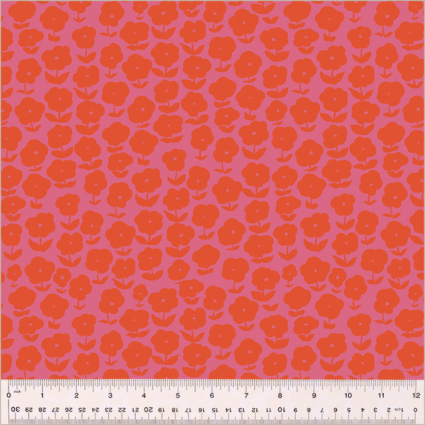 Manufacturer: Windham Fabrics
Designer: Heather Ross
Collection: Ruby and Bee Blenders
Print Name: Puff Daisy in Purple/Red
Material: 100% Cotton 
Weight: Quilting 
SKU: 54413-1
Width: 44 inches