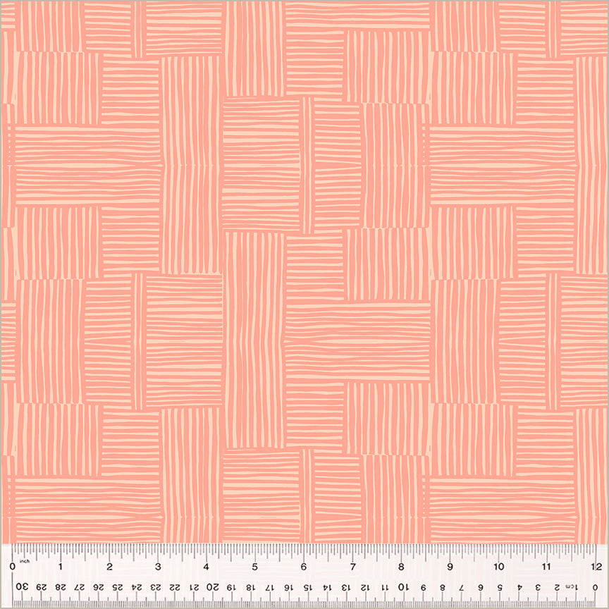 Manufacturer: Windham Fabrics
Designer: Heather Ross
Collection: Ruby and Bee Blenders
Print Name: Woven in Shell/Peachy
Material: 100% Cotton
Weight: Quilting
SKU: 54416-21
Width: 44 inches