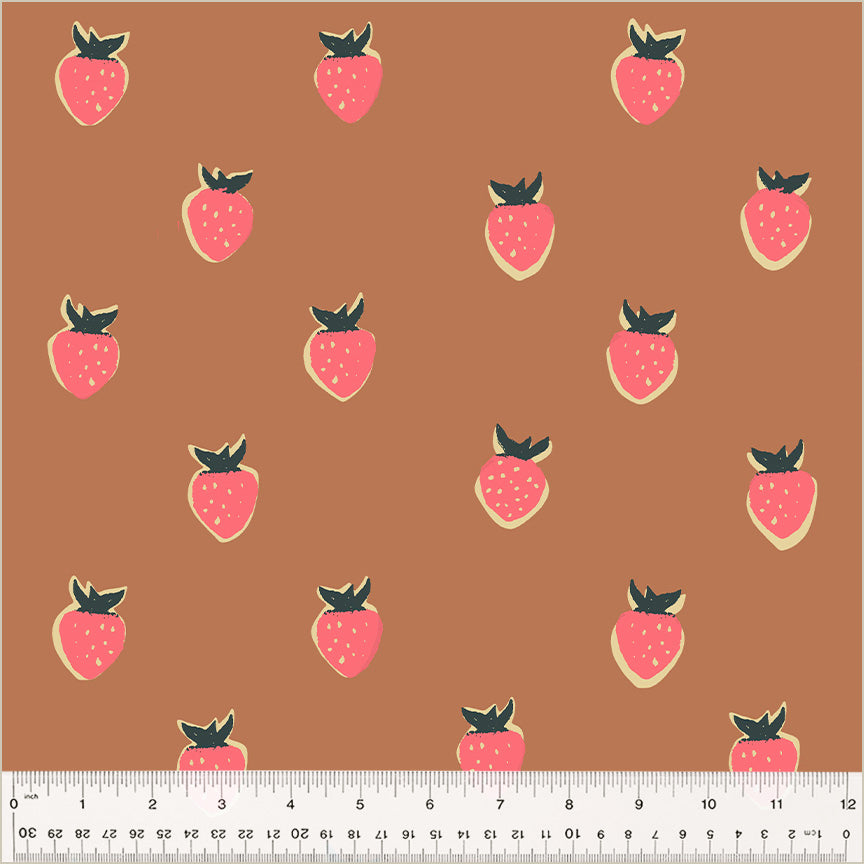 Manufacturer: Windham Fabrics
Designer: Heather Ross
Collection: Windham Collection
Print Name: Strawberries in Wild Rose WIDEBACK
Material: 100% Cotton 
Weight: Quilting 
SKU: 54544W-1DES
Width: 108 Inches