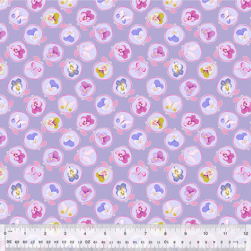 Manufacturer: Windham Fabrics
Designer: Tamara Kate
Collection: Insectarium
Print Name: Cameo in Purple
Material: 100% Cotton
Weight: Quilting
SKU: 54654-8
Width: 44 Inches