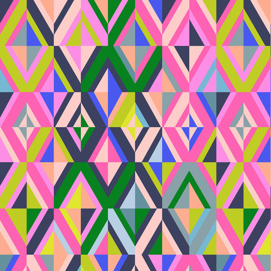 Manufacturer: Windham Fabrics
Designer: Annabel Wrigley
Collection: Happy Place
Print Name: Diamonds in Bejeweled
Material: 100% Cotton
Weight: Quilting
SKU: 55374D-5
Width: 44 inches