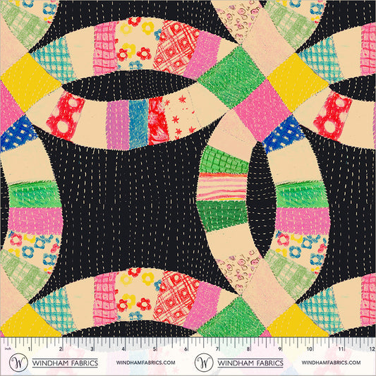 Manufacturer: Windham Fabrics
Designer: Heather Ross
Collection: Boat Race
Print Name: Double Wedding Rings in Deep Mud
Material: 100% Cotton
Weight: Quilting
SKU: 55601D-2
Width: 44 inches