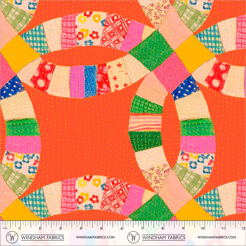 Manufacturer: Windham Fabrics
Designer: Heather Ross
Collection: Boat Race
Print Name: Double Wedding Rings in Red
Material: 100% Cotton
Weight: Quilting
SKU: 55601D-4
Width: 44 inches