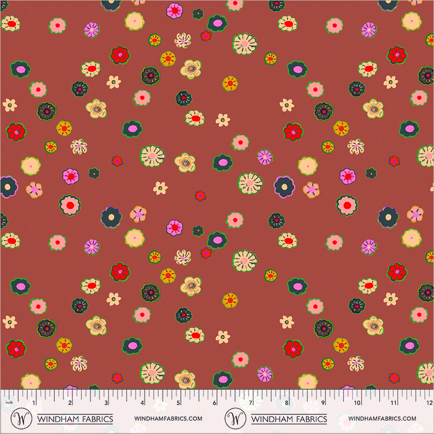 Manufacturer: Windham Fabrics
Designer: Heather Ross
Collection: Boat Race
Print Name: Beads in Brown
Material: 100% Cotton
Weight: Quilting
SKU: 55603D-6
Width: 44 inches