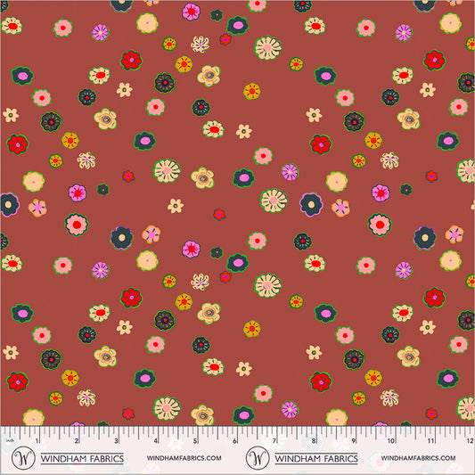 Manufacturer: Windham Fabrics
Designer: Heather Ross
Collection: Boat Race
Print Name: Beads in Brown
Material: 100% Cotton
Weight: Quilting
SKU: 55603D-6
Width: 44 inches