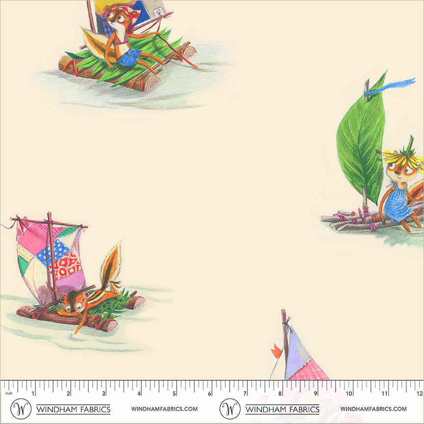 Manufacturer: Windham Fabrics
Designer: Heather Ross
Collection: Boat Race
Print Name: Stick Boats in Ivory
Material: 100% Cotton
Weight: Quilting
SKU: 55604D-9
Width: 44 inches