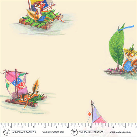 Manufacturer: Windham Fabrics
Designer: Heather Ross
Collection: Boat Race
Print Name: Stick Boats in Ivory
Material: 100% Cotton
Weight: Quilting
SKU: 55604D-9
Width: 44 inches
