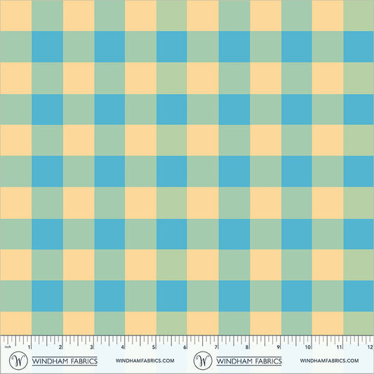 PREORDER || Windham Fabrics - Heather Ross - Boat Race - Picnic Big in Sky Blue - APRIL 2027