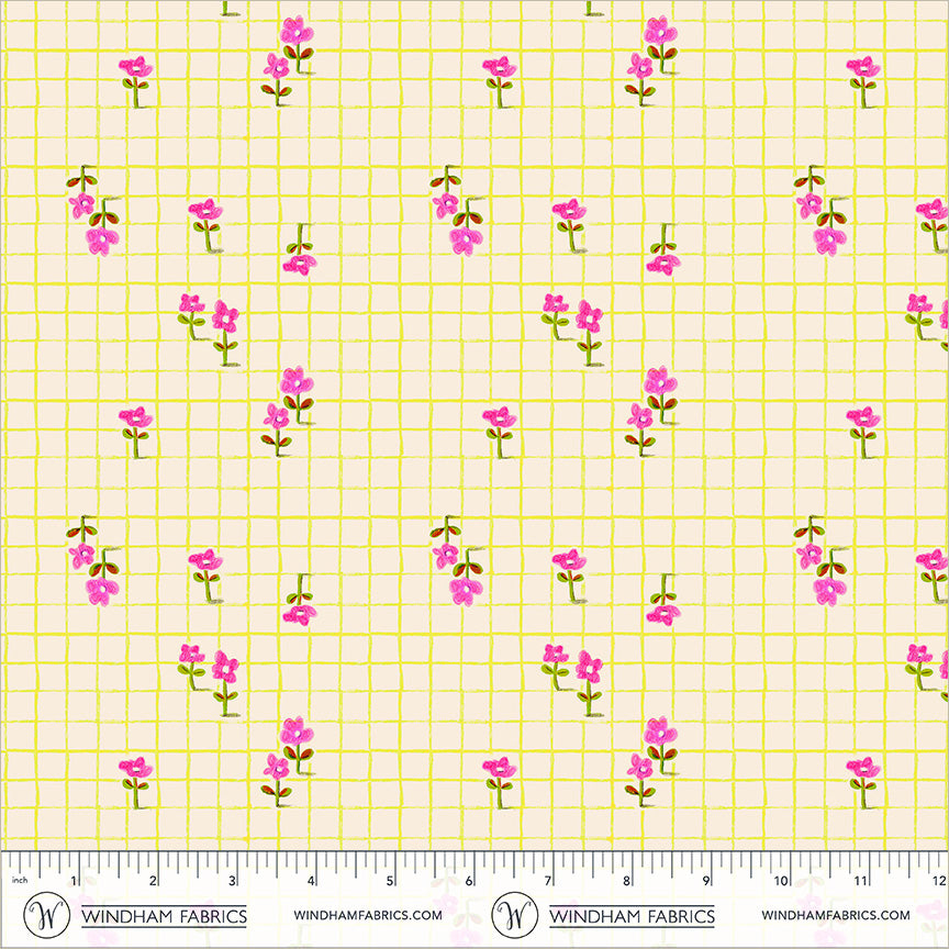 Manufacturer: Windham Fabrics
Designer: Heather Ross
Collection: Boat Race
Print Name: Trellis in Yellow
Material: 100% Cotton
Weight: Quilting
SKU: 55609D-21
Width: 44 inches