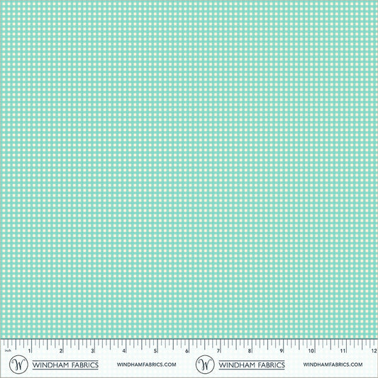 Manufacturer: Windham Fabrics
Designer: Heather Ross
Collection: Market
Print Name: Gingham in Turquoise COTTON LAWN
Material: 100% Cotton Lawn
Weight: Quilting
SKU: 55803L-14
Width: 44 inches
