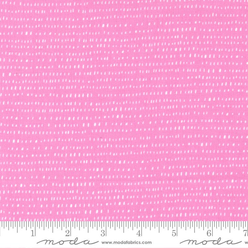 Manufacturer: Moda Fabrics Designer: Aneela Hoey Collection: Marigold Print Name: Seed Stripe in Dianthus Material: 100% Cotton Weight: Quilting  SKU: 24605-16 Width: 44 inches