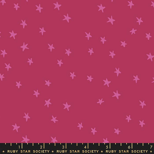 Manufacturer: Ruby Star Society Designer: Alexia Abegg Collection: Starry Print Name: Plum Material: 100% Cotton  Weight: Quilting  SKU: RS4109-61 Width: 44 inches