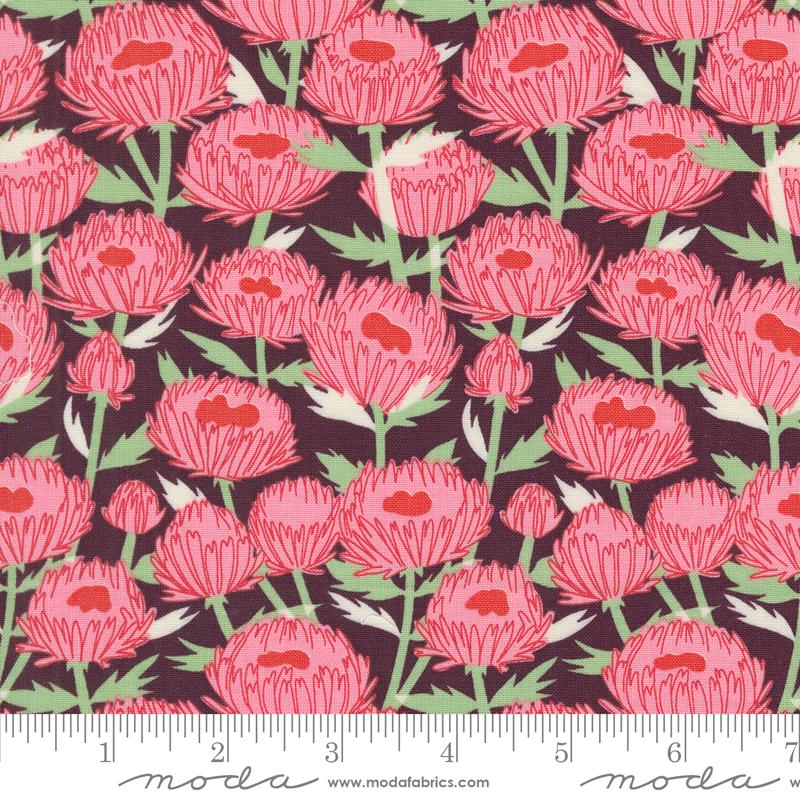 Manufacturer: Moda Fabrics
Designer: Lizzy House
Collection: Love Letter
Print Name: November in Merlot
Material: 100% Cotton
Weight: Quilting 
SKU: 37122-22
Width: 44 inches