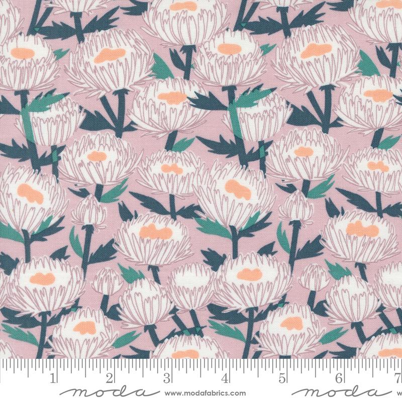 Manufacturer: Moda Fabrics
Designer: Lizzy House
Collection: Love Letter
Print Name: November in Mauve
Material: 100% Cotton
Weight: Quilting 
SKU: 37122-36
Width: 44 inches