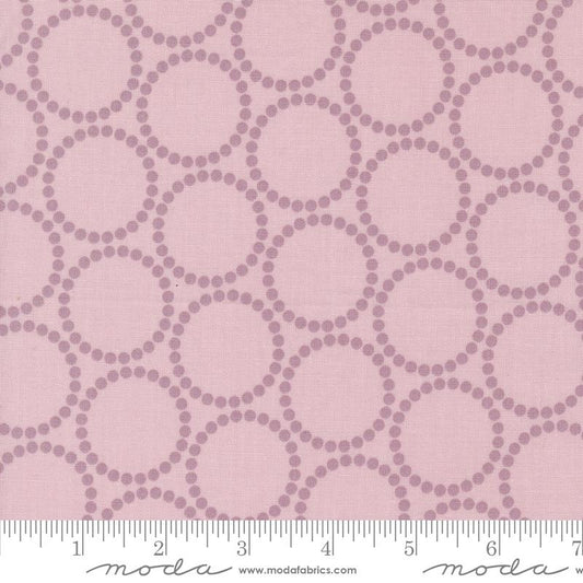 Manufacturer: Moda Fabrics
Designer: Lizzy House
Collection: Love Letter
Print Name: Pearl Bracelet in Mauve
Material: 100% Cotton
Weight: Quilting 
SKU: 37125-36
Width: 44 inches