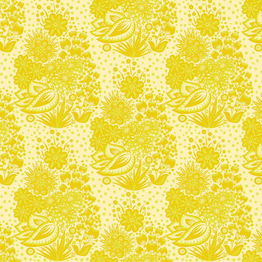 Manufacturer: Anna Maria Textiles for Northcott Fabrics
Designer: Anna Maria Parry
Collection: Overdressed
Print Name: Totem in Yellow
Material: 100% Cotton
Weight: Quilting
SKU: AMT152-52V
Width: 44 inches