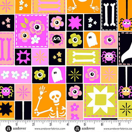 Manufacturer: Andover Fabrics
Designer: KP Creates
Collection: Ghostly Garden
Print Name: Sew Spooky in Pink
Material: 100% Cotton
Weight: Quilting
SKU: A-10195-E
Width: 44 inches