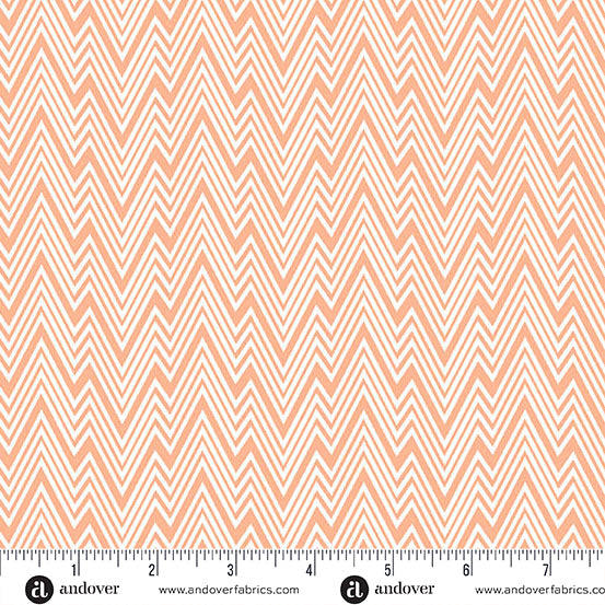 Manufacturer: Andover Fabrics
Designer: Libs Elliott
Collection: Perfect Day
Print Name: Zigziig in Orange
Material: 100% Cotton
Weight: Quilting 
SKU: A-10221-O
Width: 44 inches