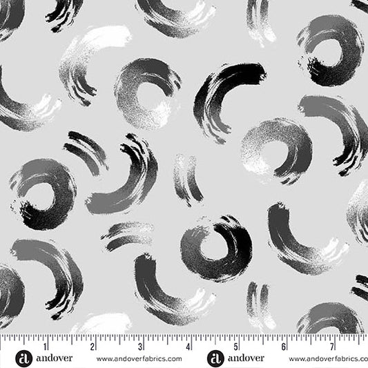 Manufacturer: Andover Fabrics
Designer: Libs Elliott
Collection: PRISMATIC
Print Name: Brushwork in Ash
Material: 100% Cotton
Weight: Quilting
SKU: A-10434-C
Width: 44 inches