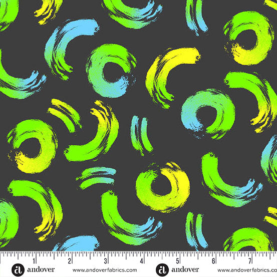 Manufacturer: Andover Fabrics
Designer: Libs Elliott
Collection: PRISMATIC
Print Name: Brushwork in Cosmic
Material: 100% Cotton
Weight: Quilting
SKU: A-10434-G
Width: 44 inches