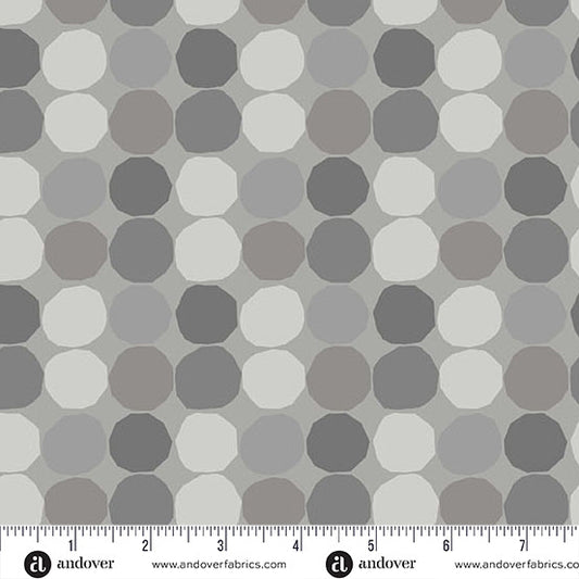 Manufacturer: Andover Fabrics
Designer: Libs Elliott
Collection: PRISMATIC
Print Name: Wonky Dots in Dove
Material: 100% Cotton
Weight: Quilting
SKU: A-10436-C
Width: 44 inches