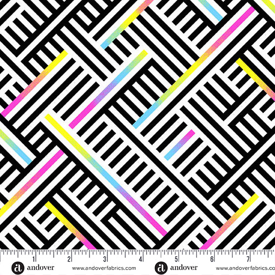 Manufacturer: Andover Fabrics
Designer: Libs Elliott
Collection: PRISMATIC
Print Name: Rogue Weave in Burst
Material: 100% Cotton
Weight: Quilting
SKU: A-10437-K
Width: 44 inches
