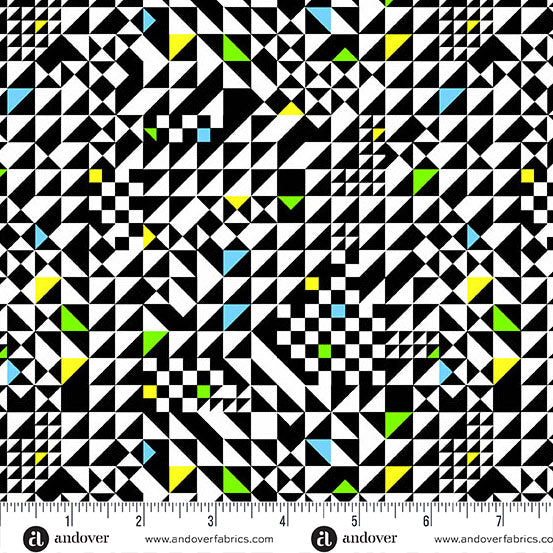 Manufacturer: Andover Fabrics
Designer: Libs Elliott
Collection: PRISMATIC
Print Name: Check It in Cosmic
Material: 100% Cotton
Weight: Quilting
SKU: A-10439-K
Width: 44 inches