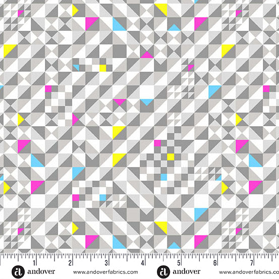 Manufacturer: Andover Fabrics
Designer: Libs Elliott
Collection: PRISMATIC
Print Name: Check It in Ash
Material: 100% Cotton
Weight: Quilting
SKU: A-10439-L
Width: 44 inches