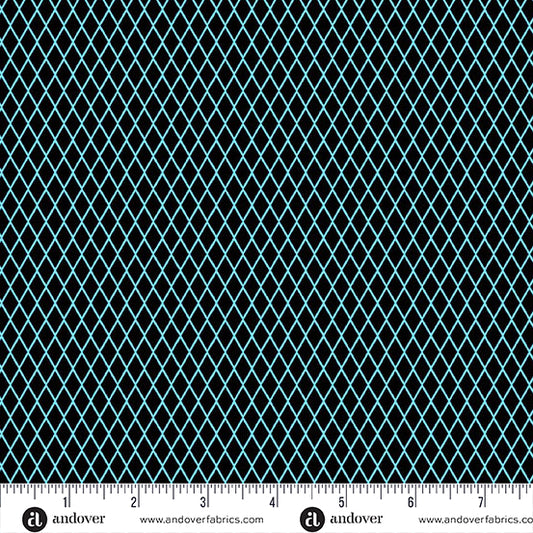 Manufacturer: Andover Fabrics
Designer: Libs Elliott
Collection: PRISMATIC
Print Name: Fishnet in Electric
Material: 100% Cotton
Weight: Quilting
SKU: A-10440-KB
Width: 44 inches