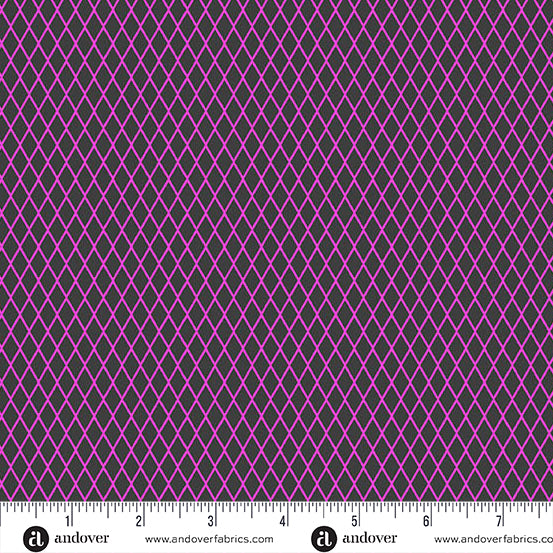 Manufacturer: Andover Fabrics
Designer: Libs Elliott
Collection: PRISMATIC
Print Name: Fishnet in Neon
Material: 100% Cotton
Weight: Quilting
SKU: A-10440-KE
Width: 44 inches