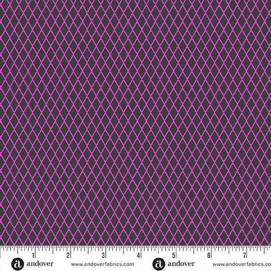 Manufacturer: Andover Fabrics
Designer: Libs Elliott
Collection: PRISMATIC
Print Name: Fishnet in Neon
Material: 100% Cotton
Weight: Quilting
SKU: A-10440-KE
Width: 44 inches