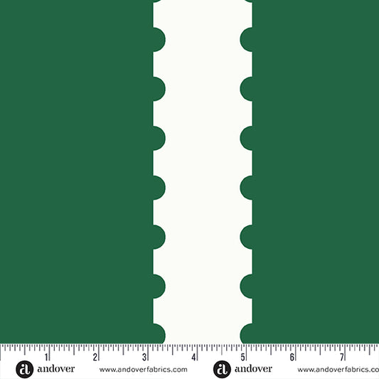 Manufacturer: Andover Fabrics Designer: Alison Glass Collection: Stamp Stripe Print Name: Stamp Stripe in Forest Material: 100% Cotton  Weight: Quilting  SKU: A-1131-G Width: 44 inches