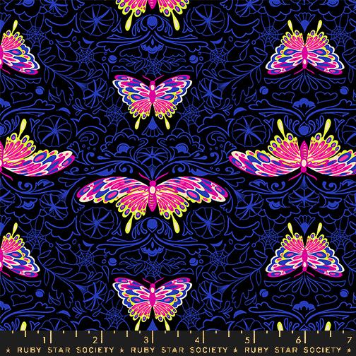 Manufacturer: Ruby Star Society
Designer: Sarah Watts
Collection: Glow Garden
Print Name: Morning Moth in Black
Material: 100% Cotton
Weight: Quilting
SKU: RS2116-19
Width: 44 inches