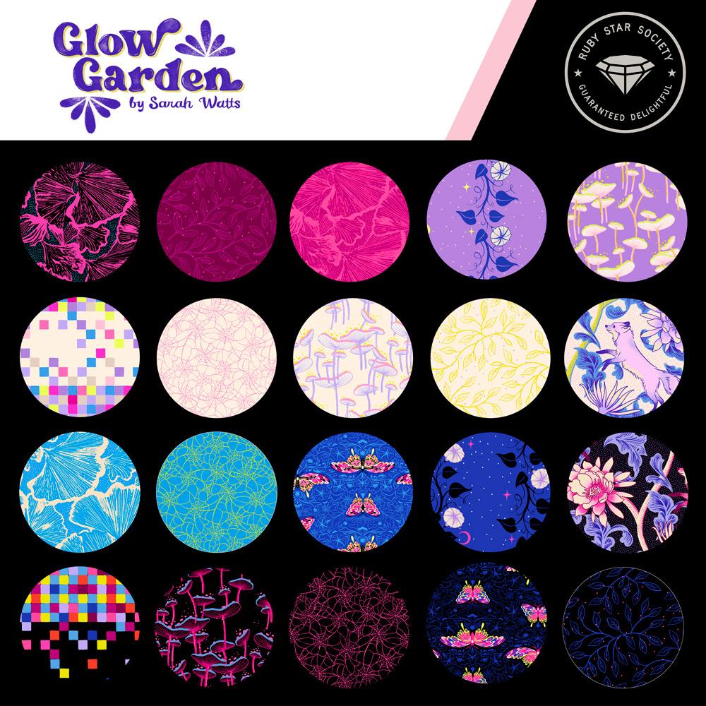 PREORDER || Ruby Star Society - Sarah Watts - Glow Garden - FAT QUARTER BUNDLE - JUNE 2025