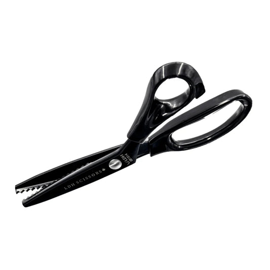 A lightweight version of the popular fully metal pinking shears! The Pinking Shears are known for being buttery smooth and powerful. They're not like any other pinking shears out there!

The blades of our Lightweight Pinking Shears are crafted from industrial stainless steel, giving them a lasting sharp edge that cuts all the way to the tip.