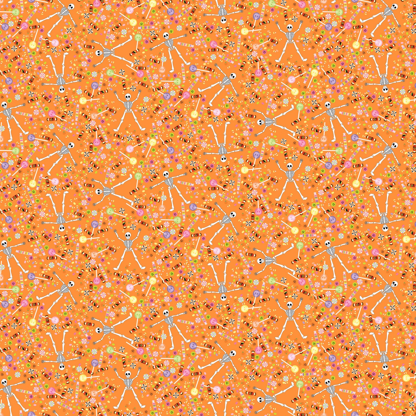 Manufacturer: Figo Fabrics
Designer: Mr. Bones Sews - Kimberlee Peers-Moore
Collection: Mr. Bones Sews
Print Name: Candies in Orange
Material: 100% Cotton
Weight: Quilting
SKU: 91075-56
Width: 44 inches