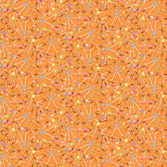 Manufacturer: Figo Fabrics
Designer: Mr. Bones Sews - Kimberlee Peers-Moore
Collection: Mr. Bones Sews
Print Name: Candies in Orange
Material: 100% Cotton
Weight: Quilting
SKU: 91075-56
Width: 44 inches